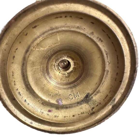 Vintage Brass 3-Arm Candelabra - Picture 2 of 2